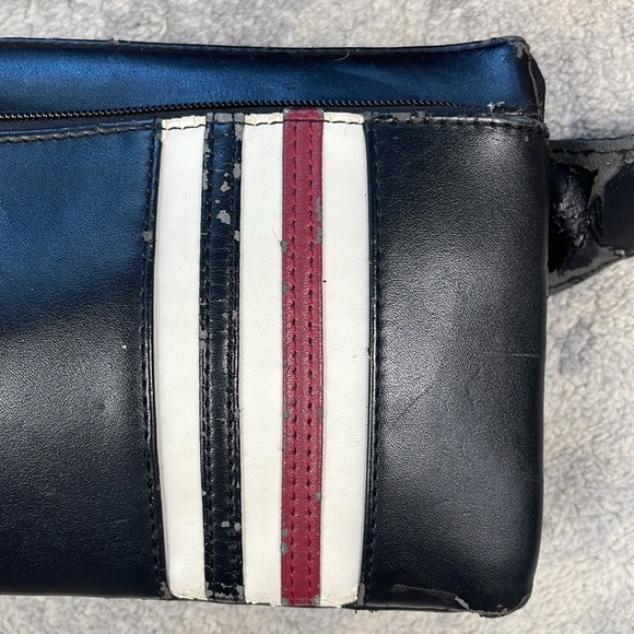 Bally Bum Bag Fanny Pack Sling Belt Bag Stripe DIY NEEDS REPAIR - Picture 4 of 17